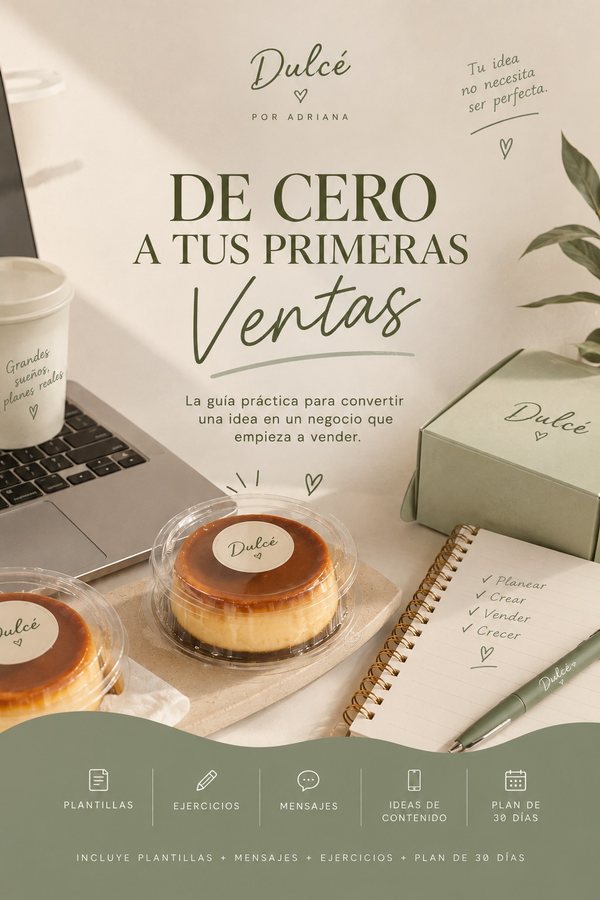 De cero a tus primeras ventas